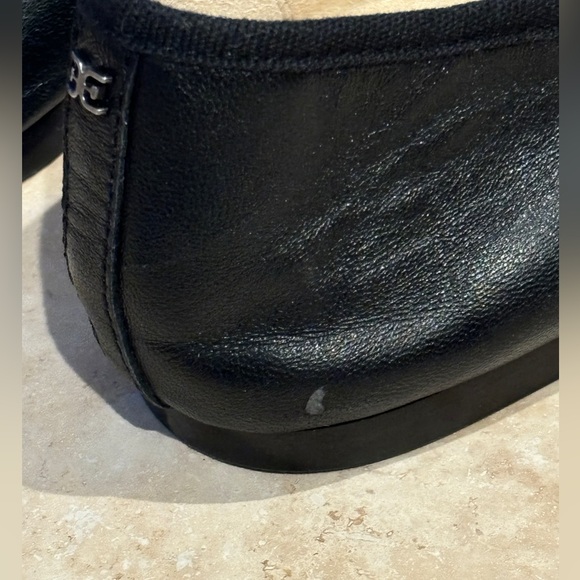 SAM EDELMAN Felicia Luxe Flat Black Leather, size 9Wide - Picture 12 of 12